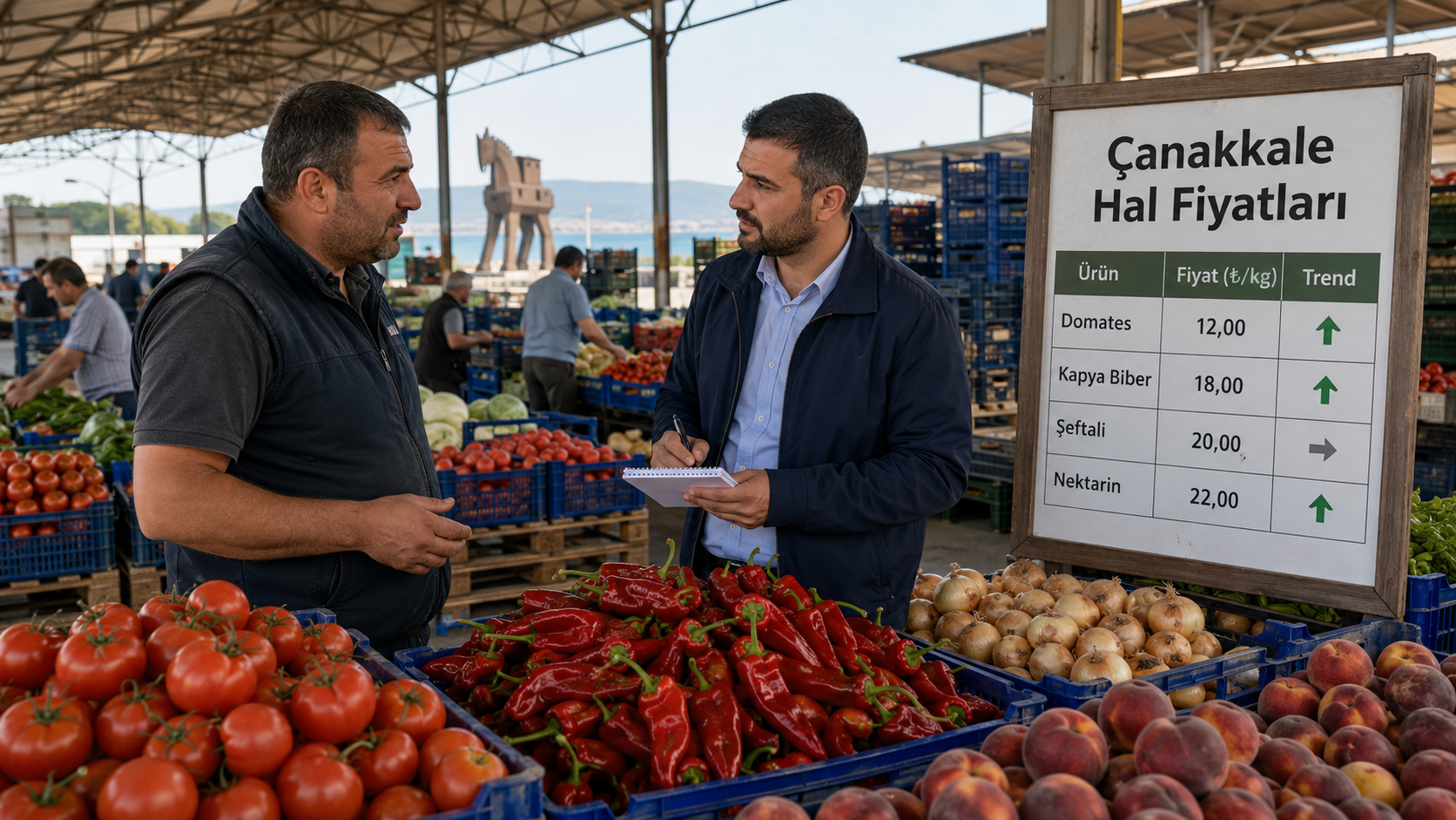 Çanakkale hal fiyatları 7 Temmuz 2026